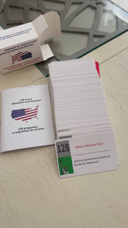Tarjetas Bilingües de Ciudadanía